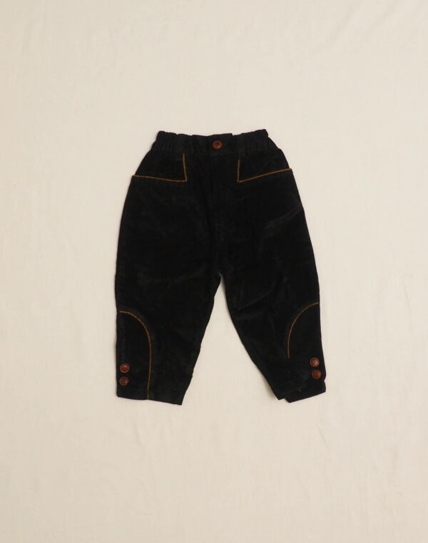 Pantalon velours effet peau