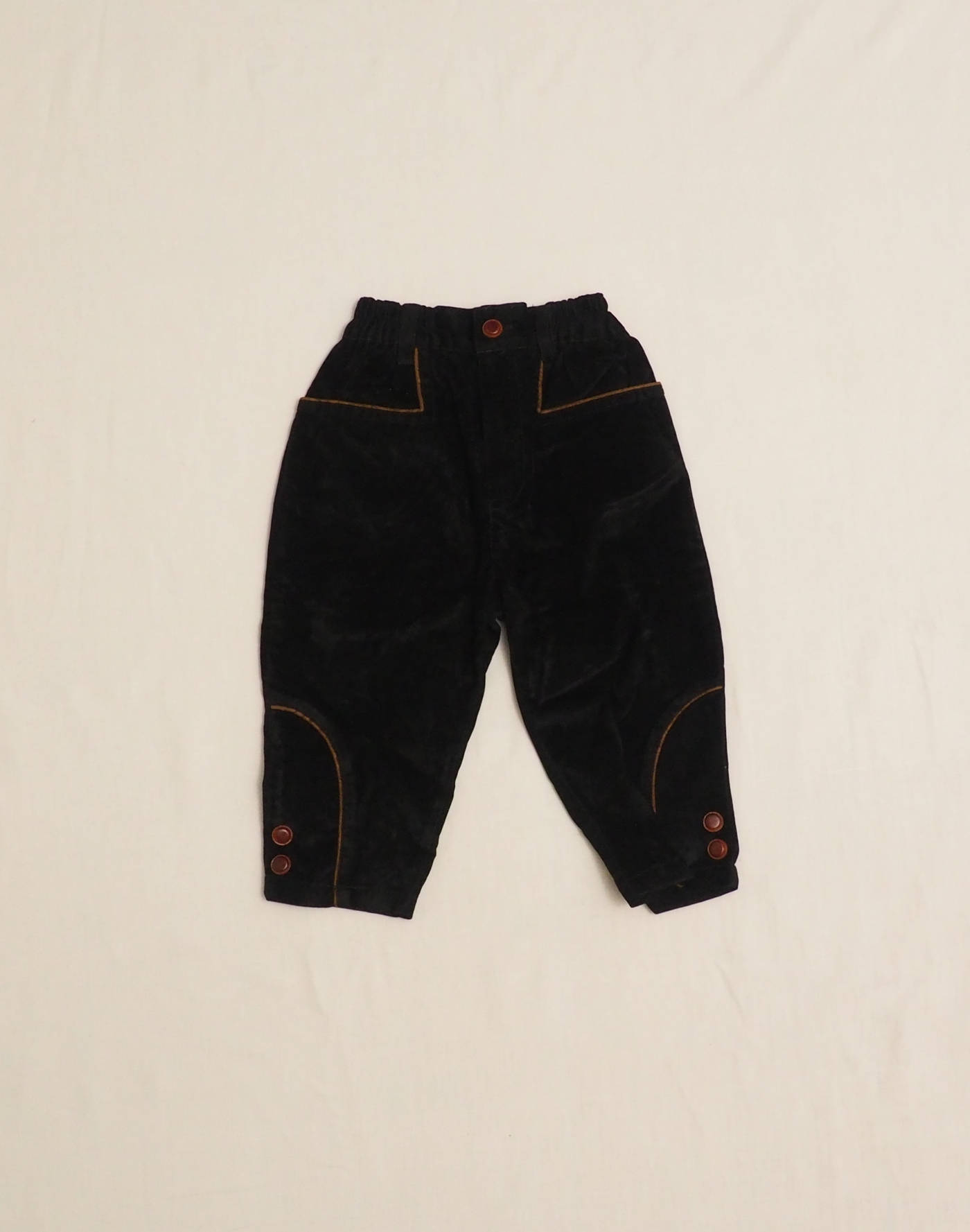 Pantalon velours effet peau