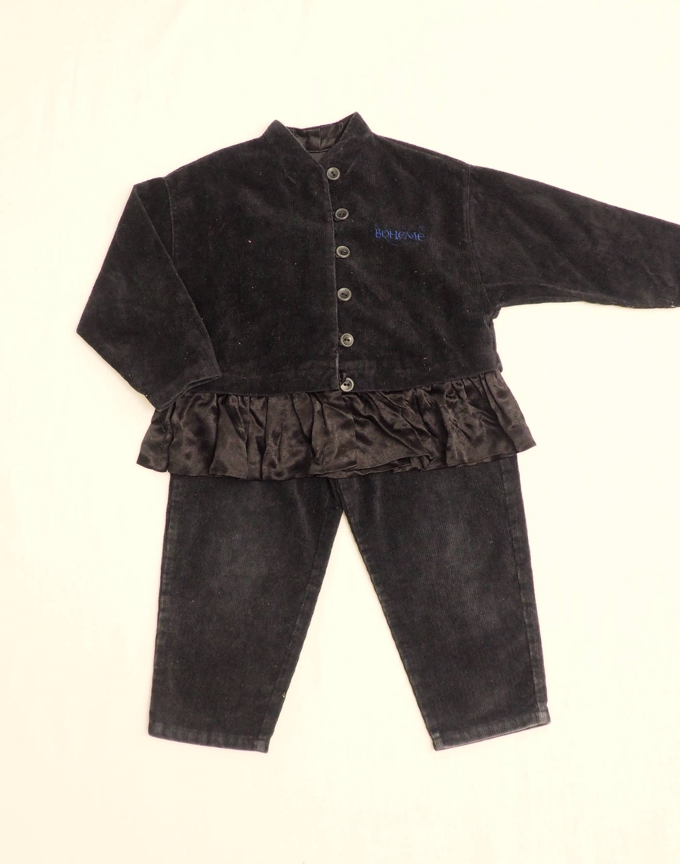 Velvet jacket & pants set