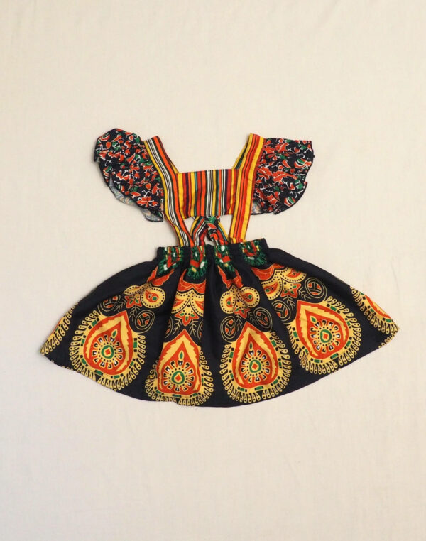 Robe tablier fleurie