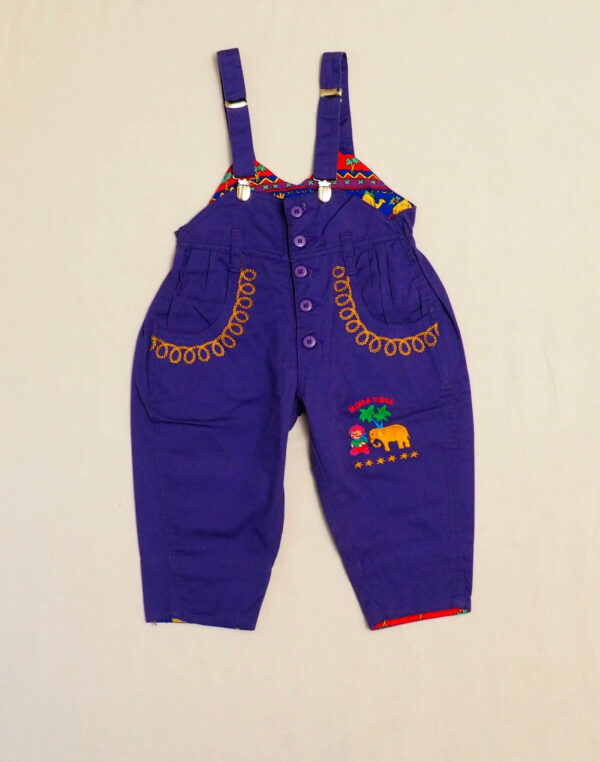 Loose-fitting overalls