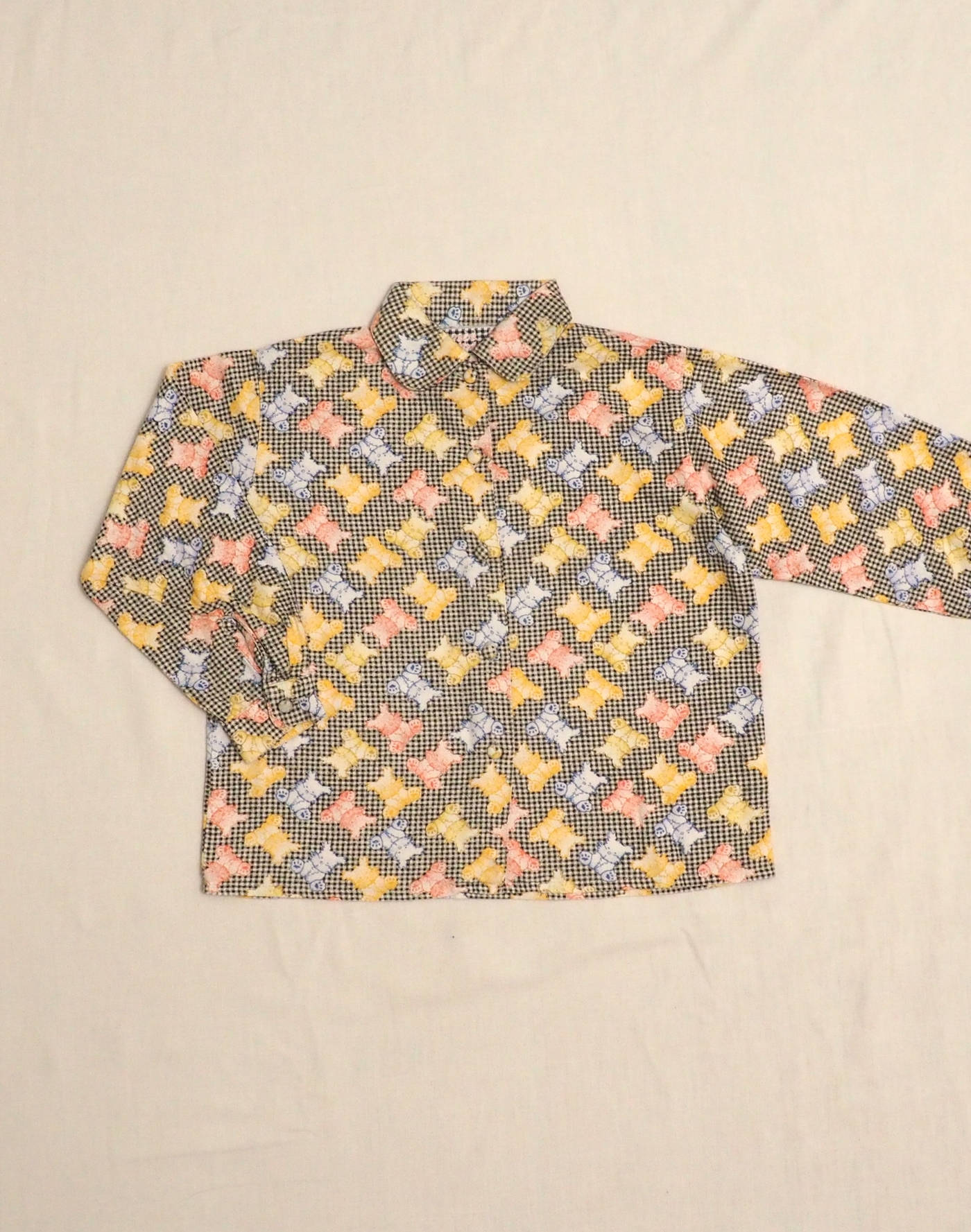 Dogs gingham shirt