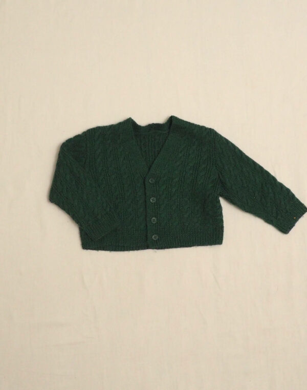 Fine-twisted cardigan
