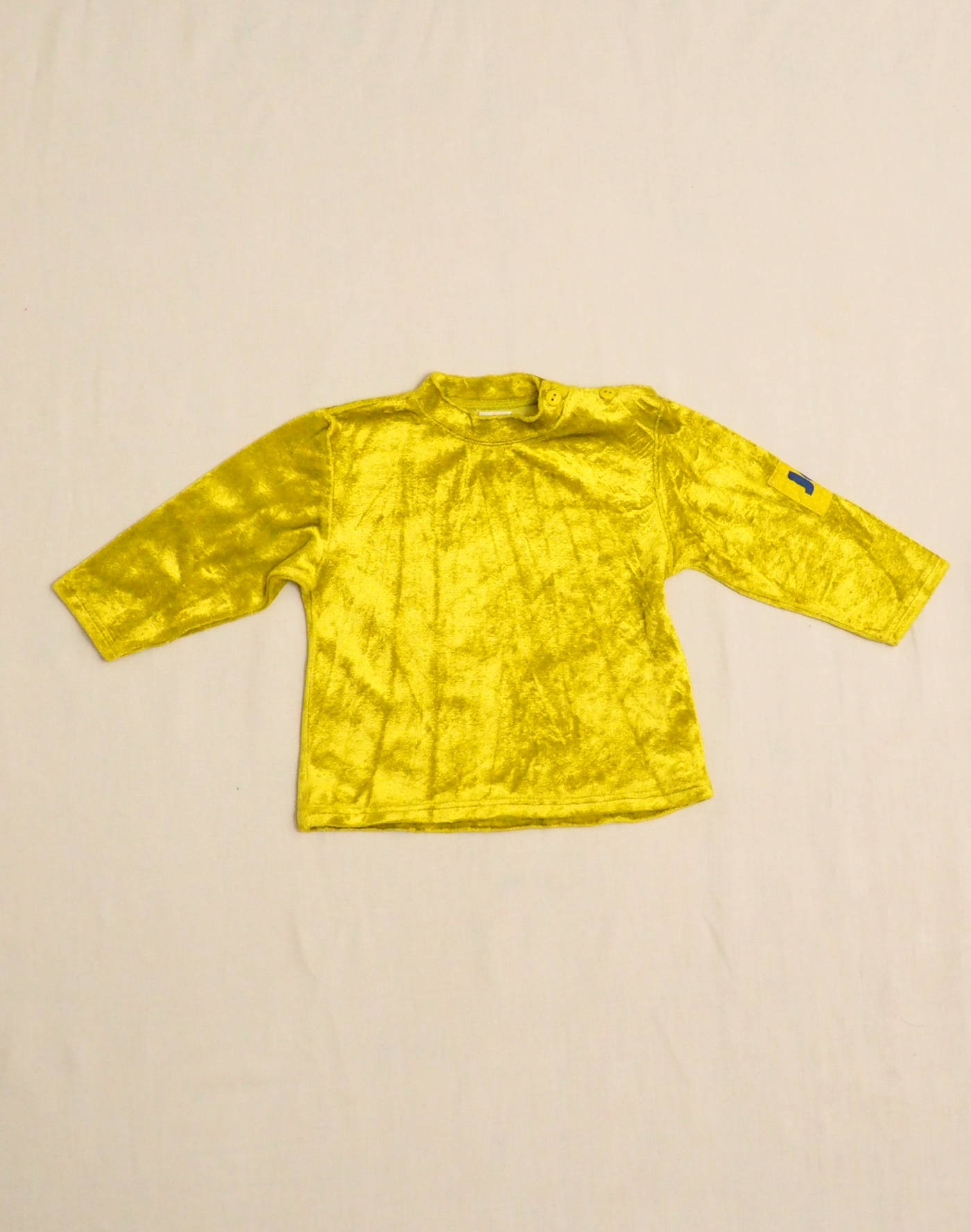 Lamé velvet undershirt