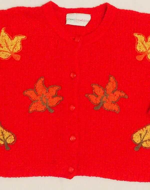 Cardigan feuilles