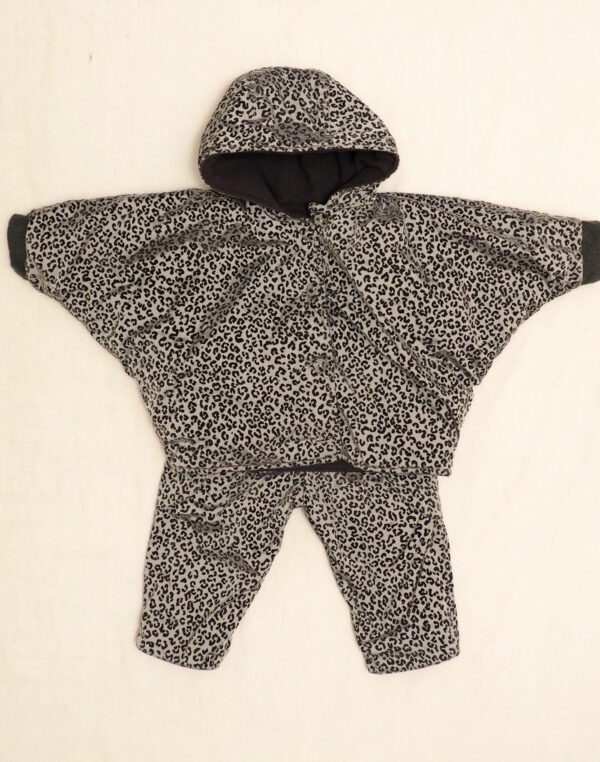 Leopard ski set