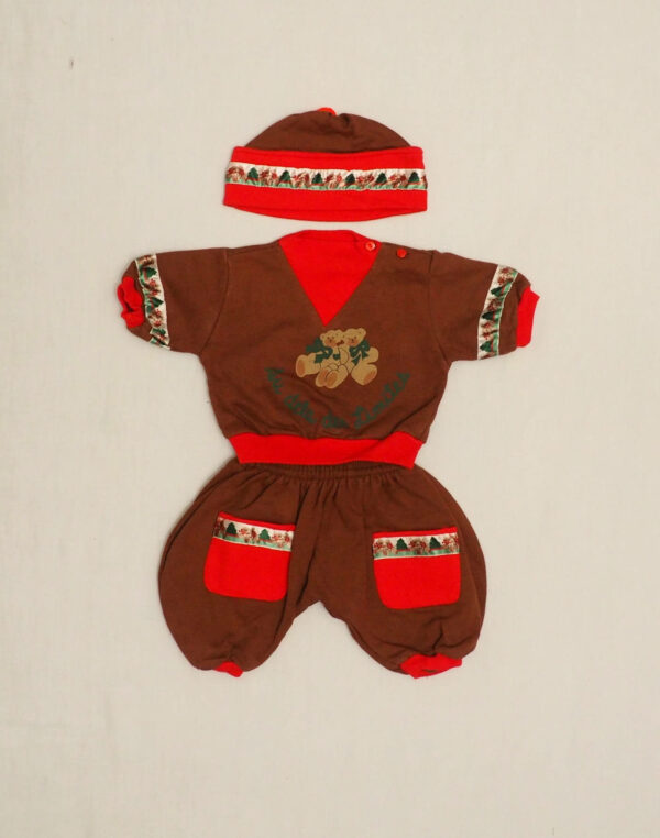 Bear set & bonnet