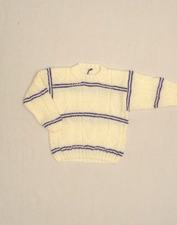 Handmade striped sweater