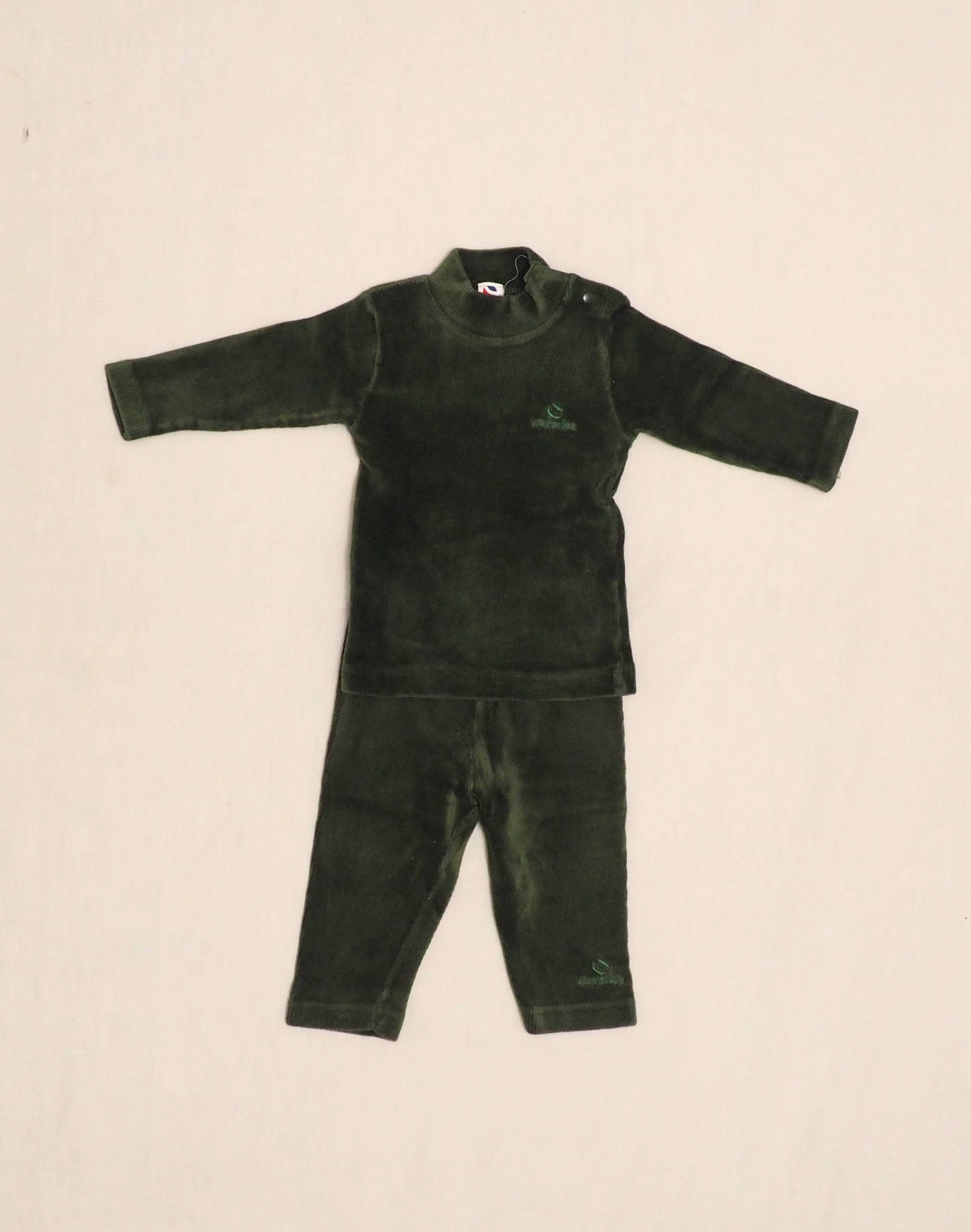 Ensemble velours stretch