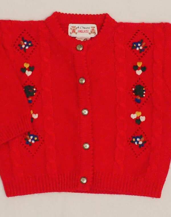Cardigan brodé