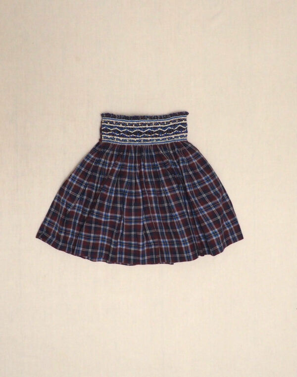 Jupe taille à smocks