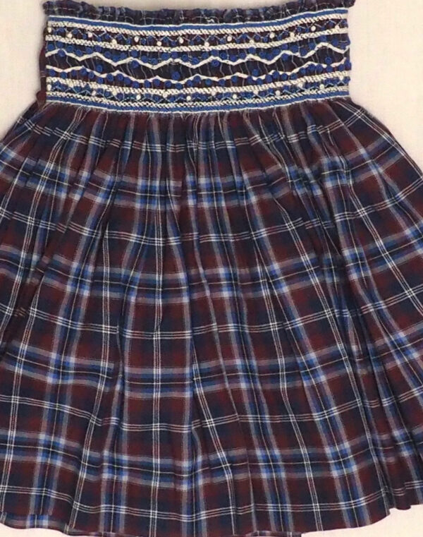 Jupe taille à smocks