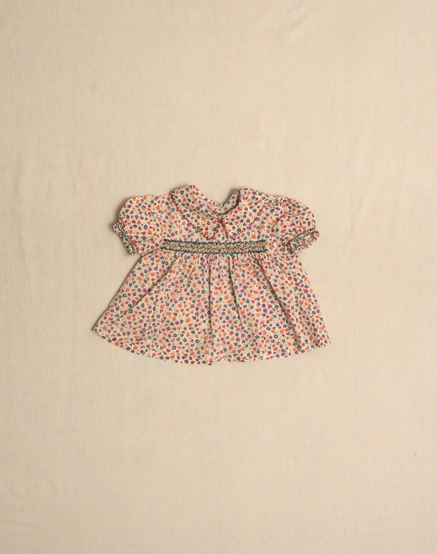 Hand-sewn floral blouse
