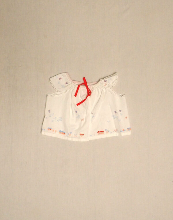 Blouse à imprimés 1950