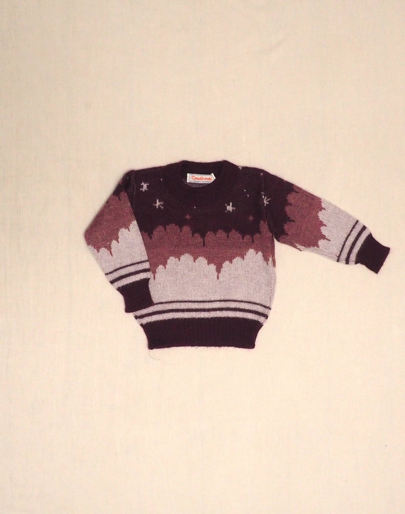 Clouds jacquard sweater