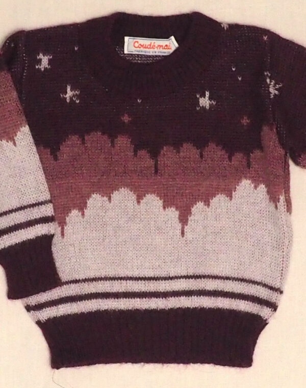 Clouds jacquard sweater