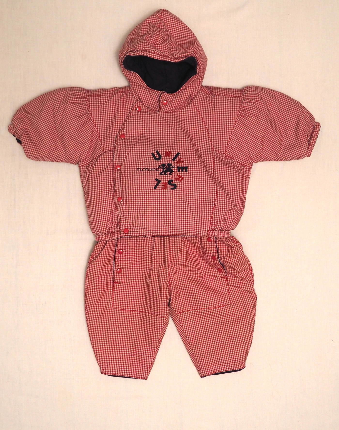 Gingham ski set