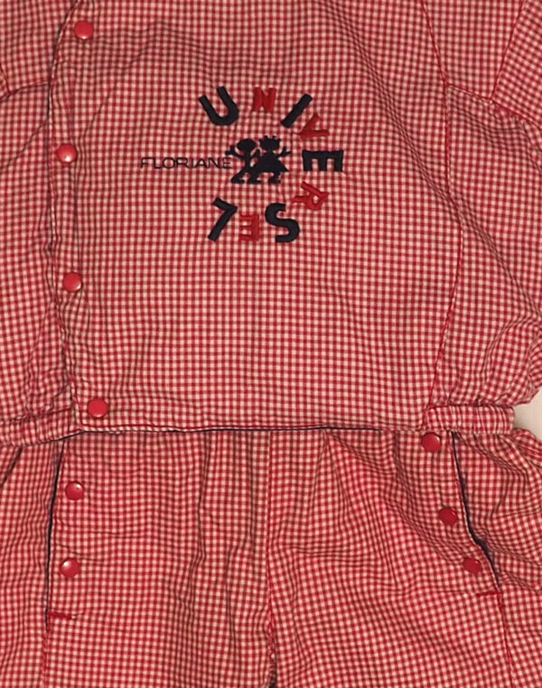 Gingham ski set