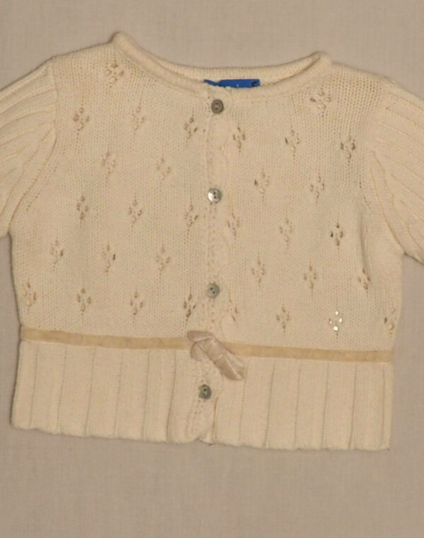 Openwork vest