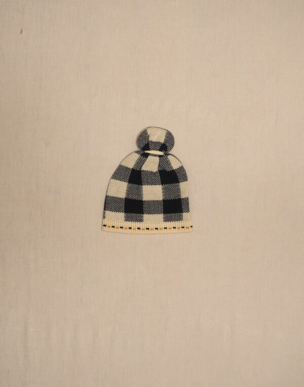 Blue plaid hat