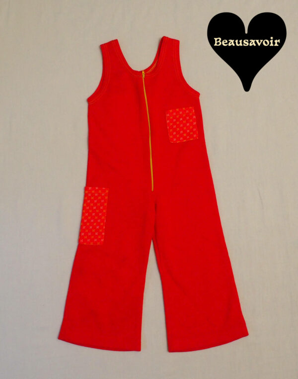 Salopette maille seventies
