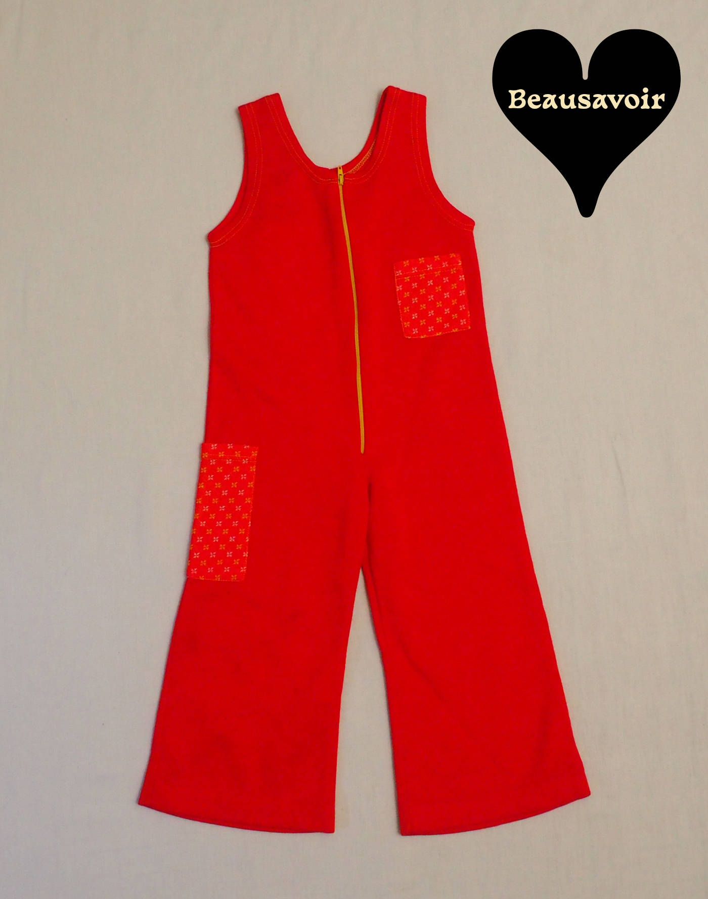 Salopette maille seventies
