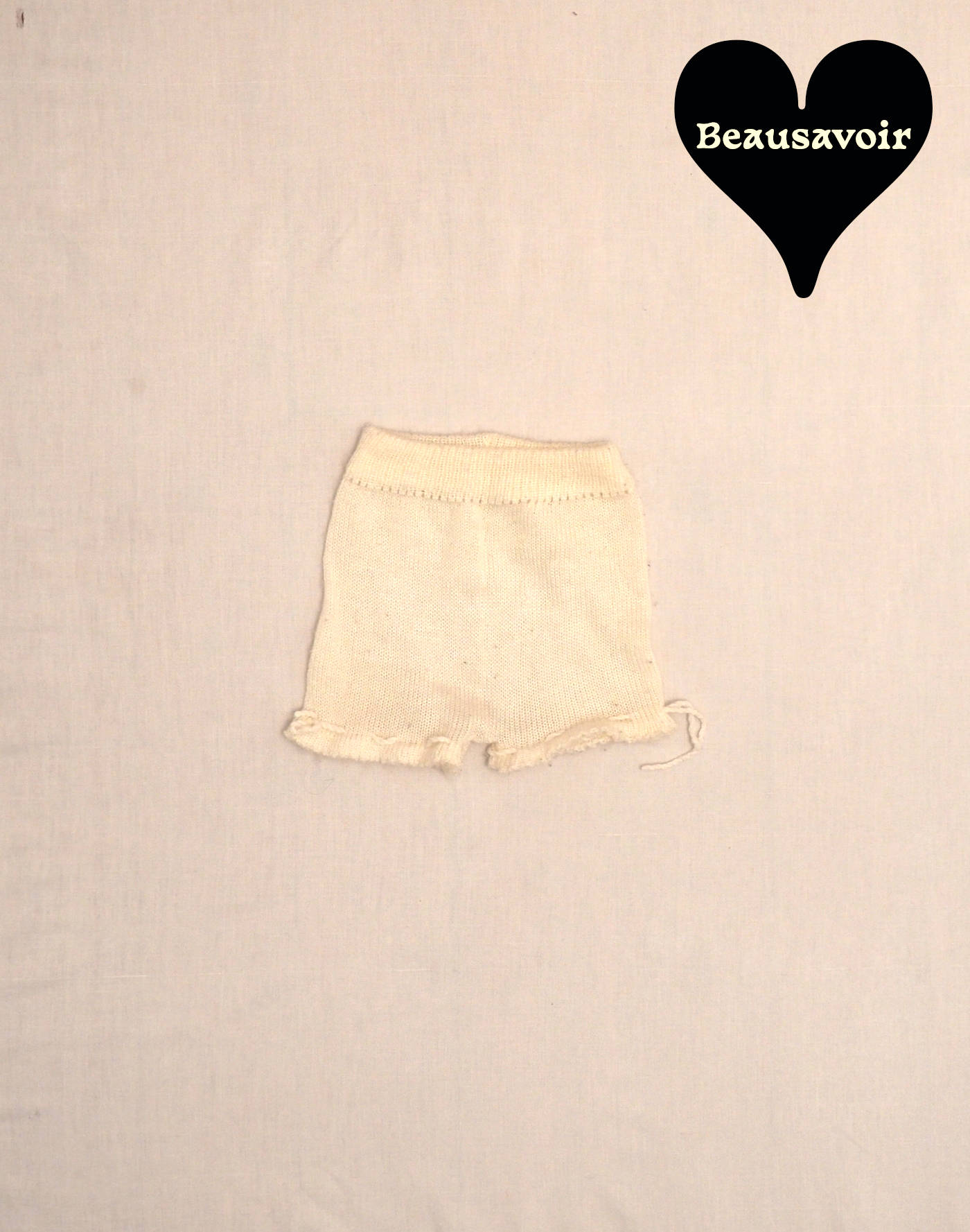 Short maille froufrou