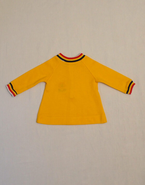Blouse jaune fleur
