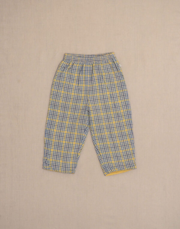 Pantalon vichy doublé