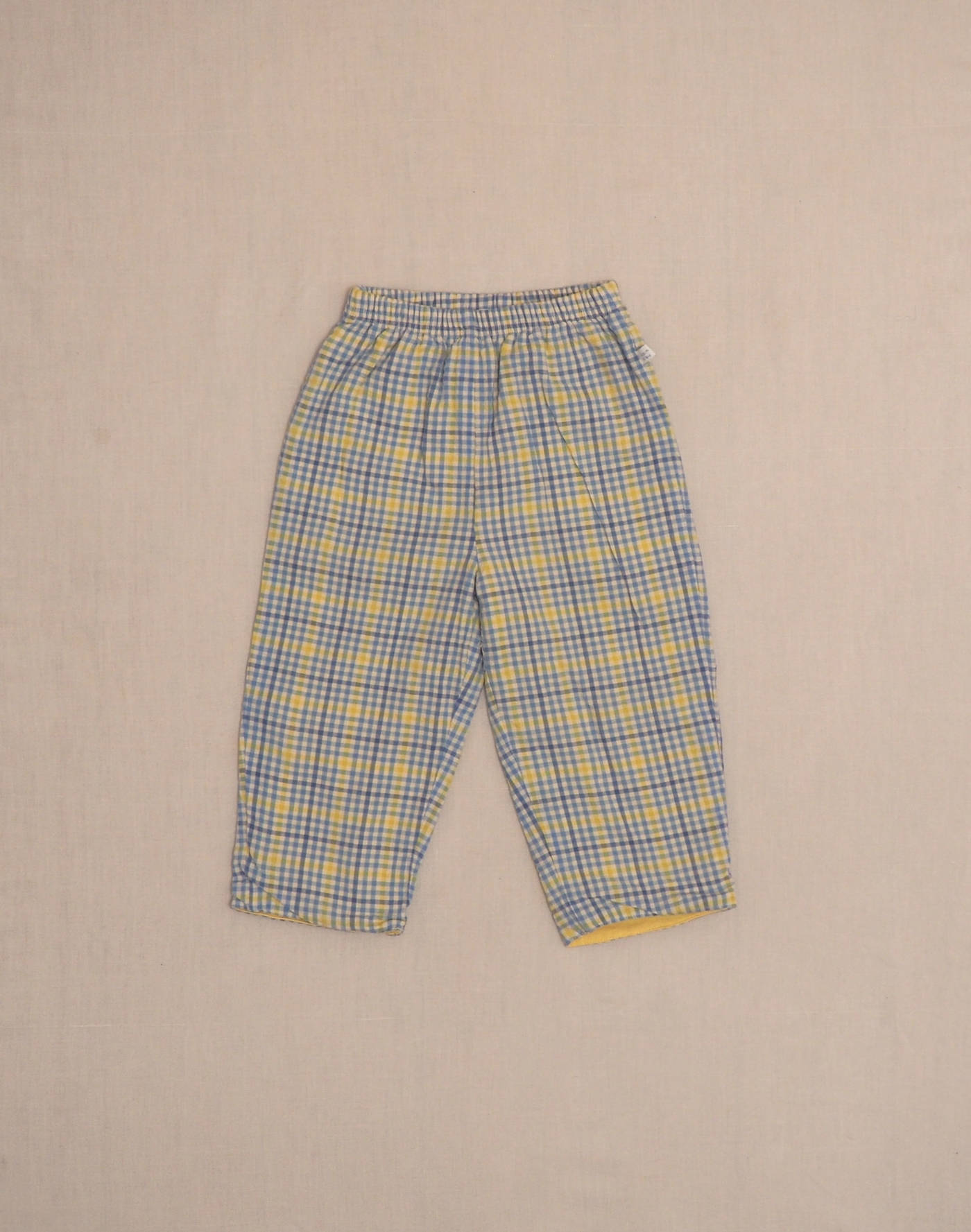 Pantalon vichy doublé