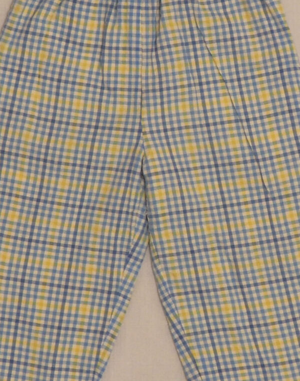 Pantalon vichy doublé