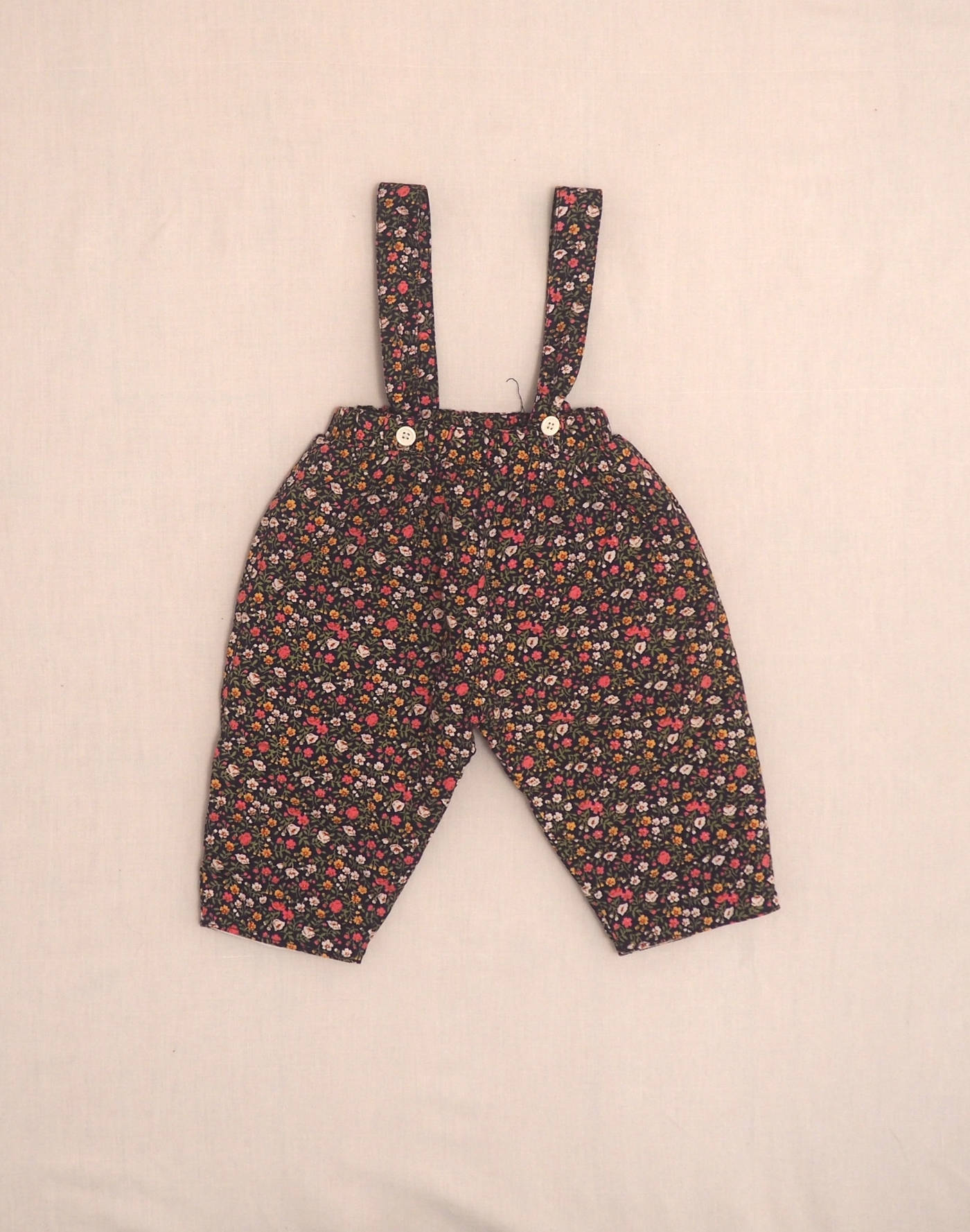 Pantalon molletonné fleuri