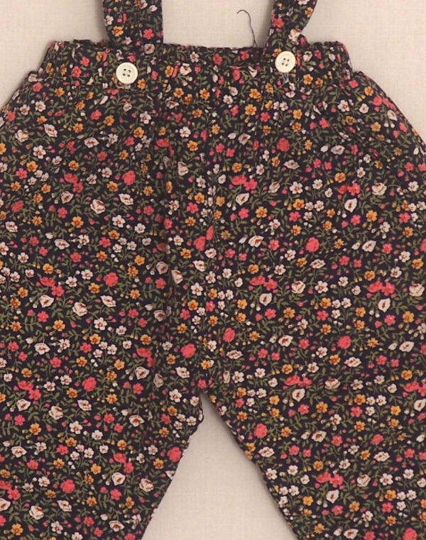 Pantalon molletonné fleuri