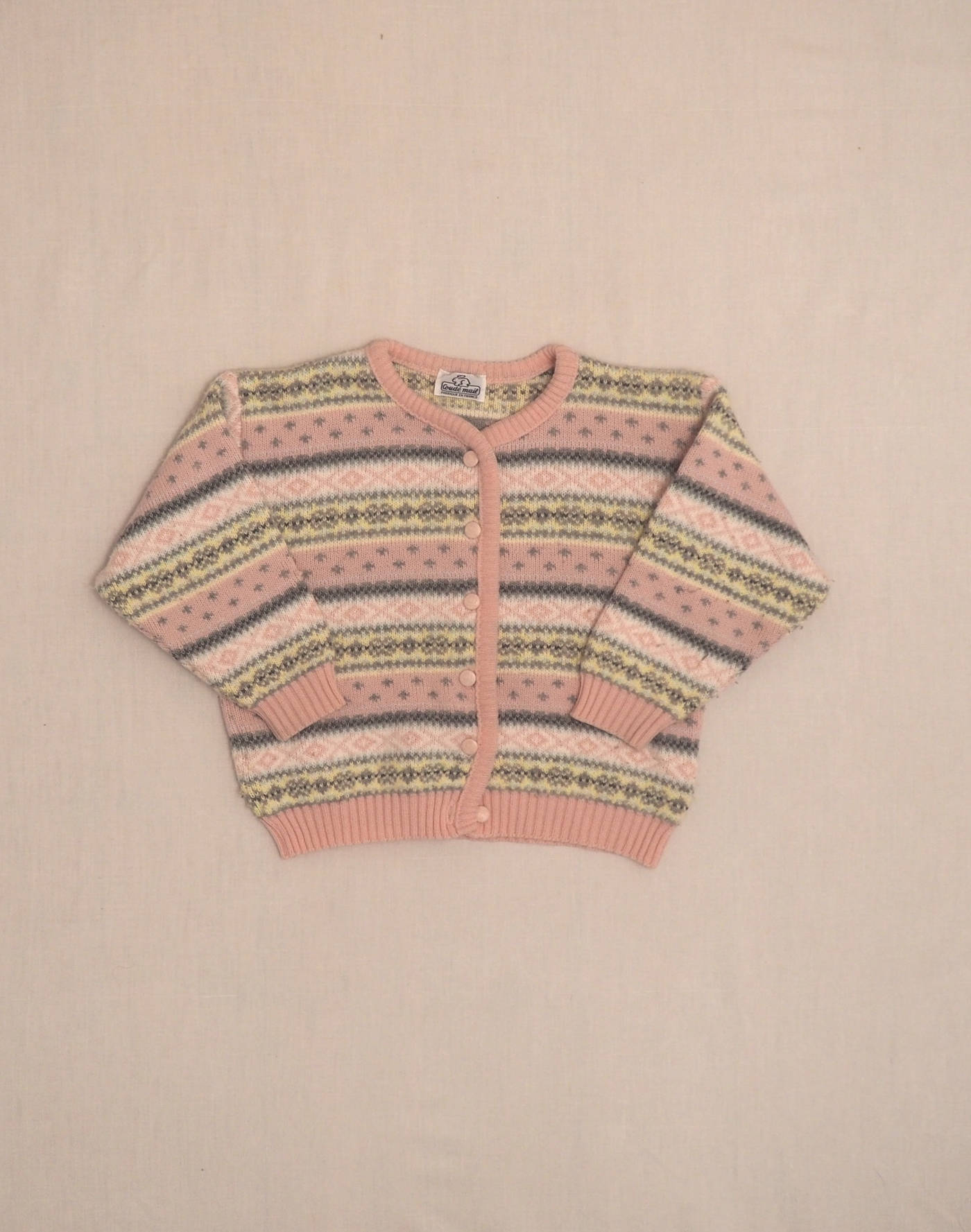 Cardigan maille jacquard