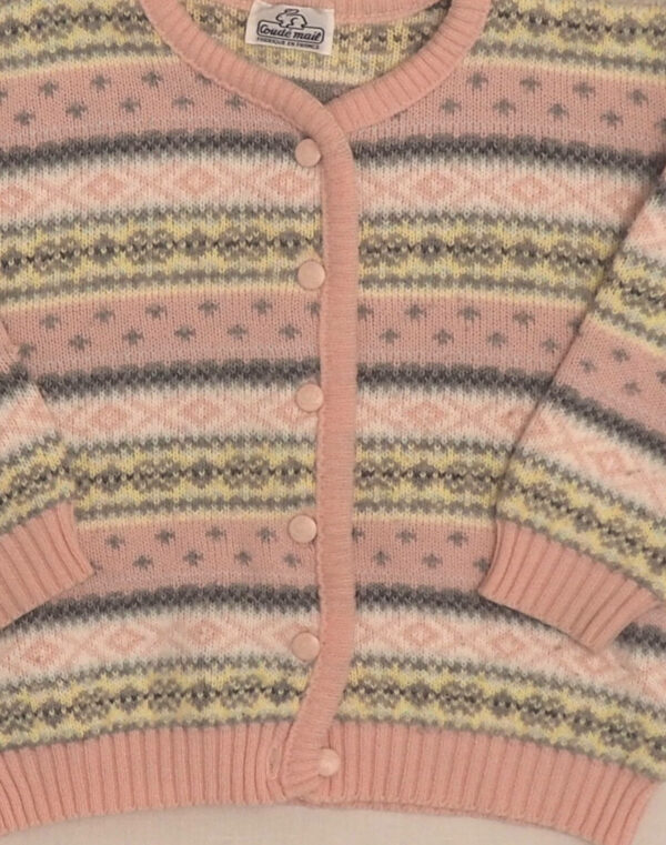 Cardigan maille jacquard