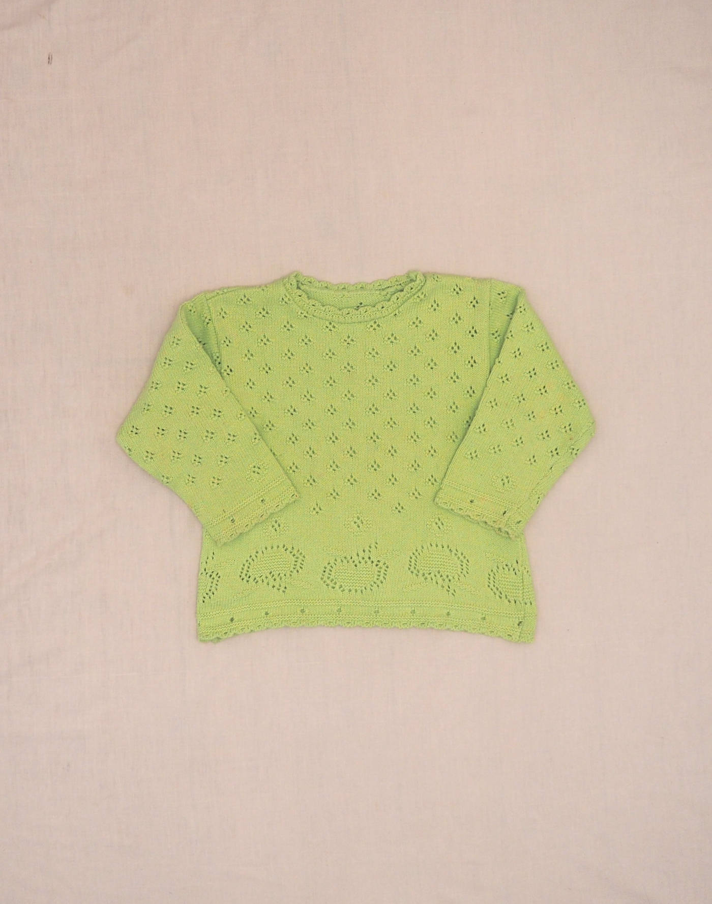 Pull motifs ajourés