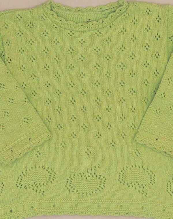 Pull motifs ajourés