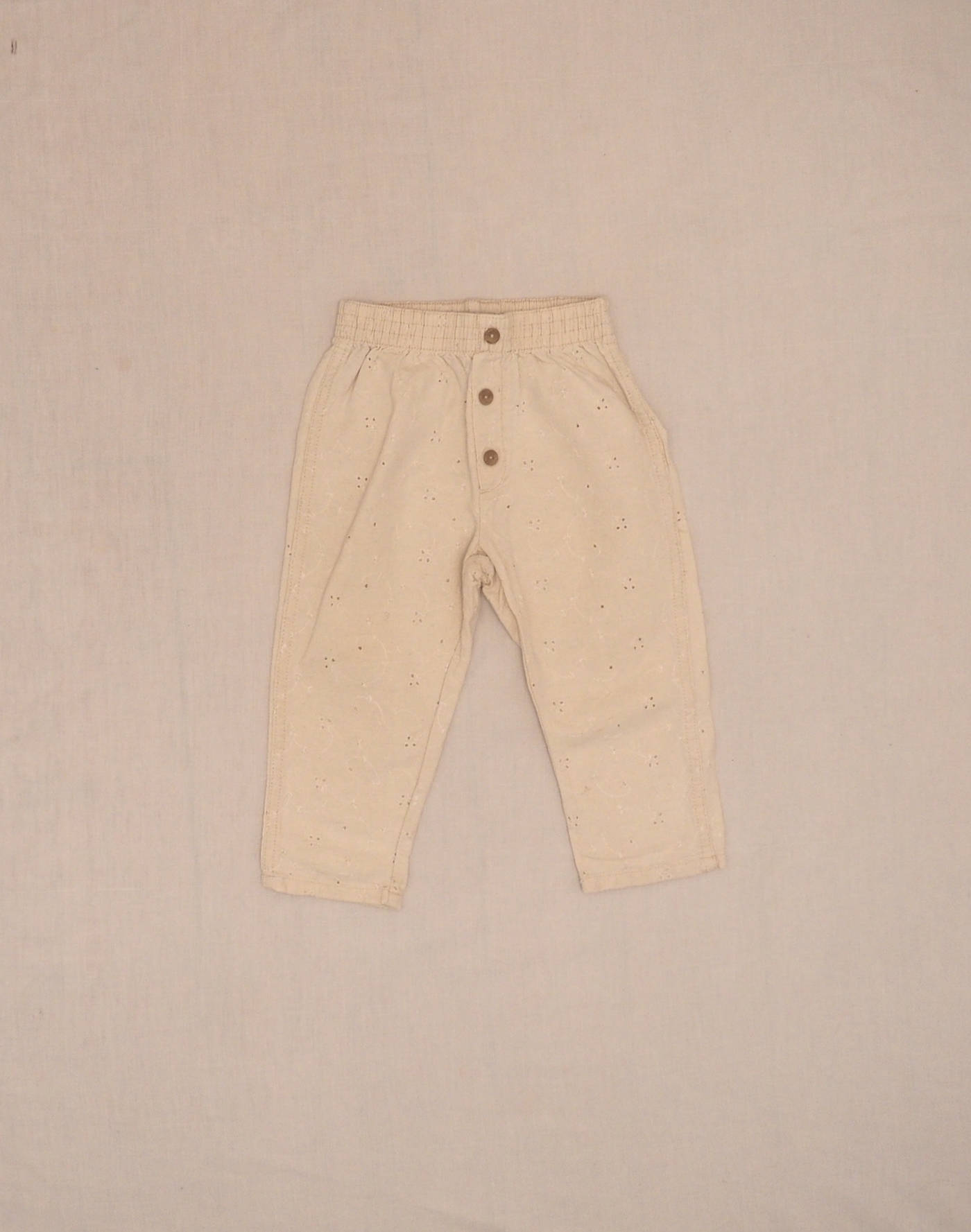 Pantalon coton ajouré