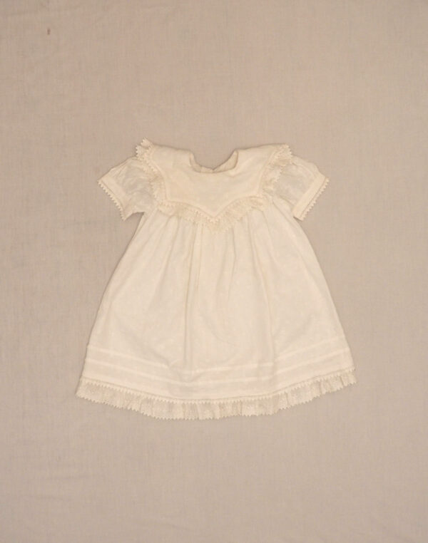 Robe blanche brodée Cacharel