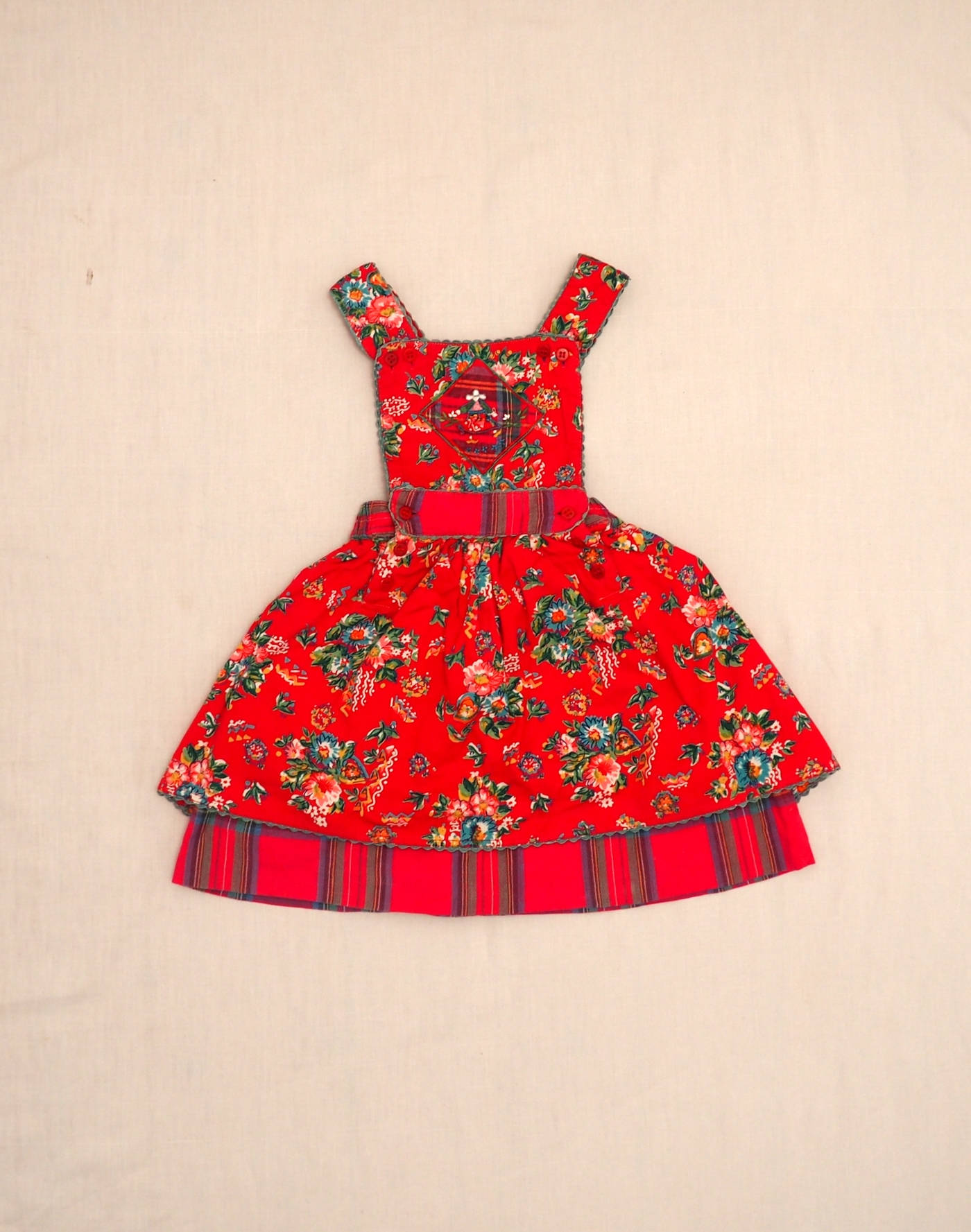 Floral apron dress