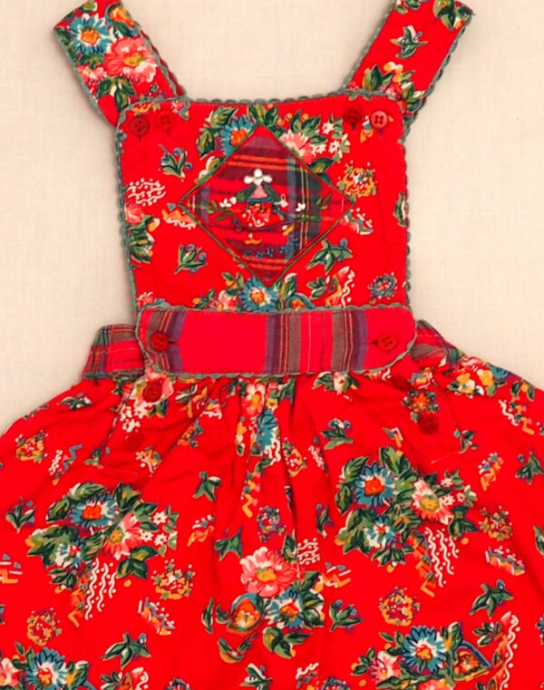 Robe tablier fleurie