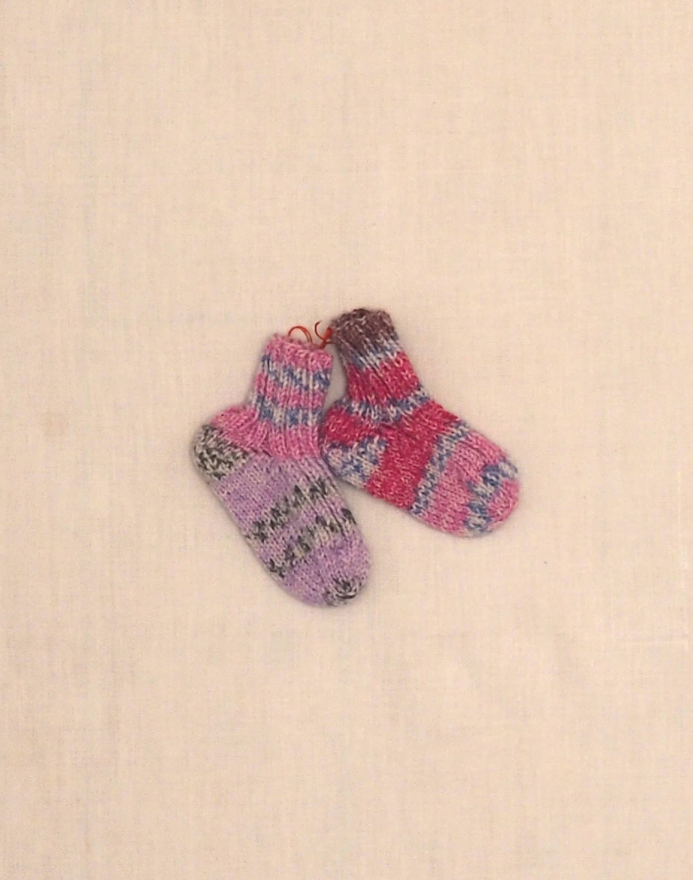 Purple striped socks