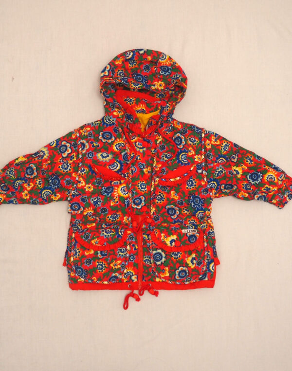 Floral hooded jacket