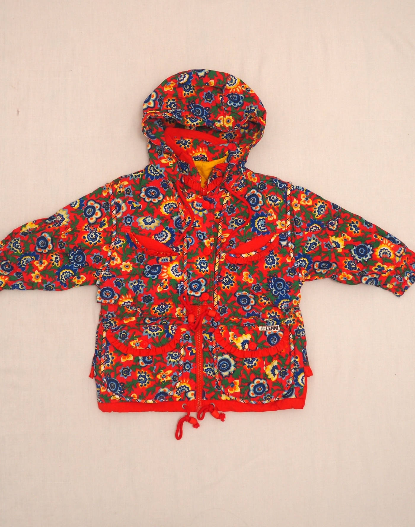 Floral hooded jacket
