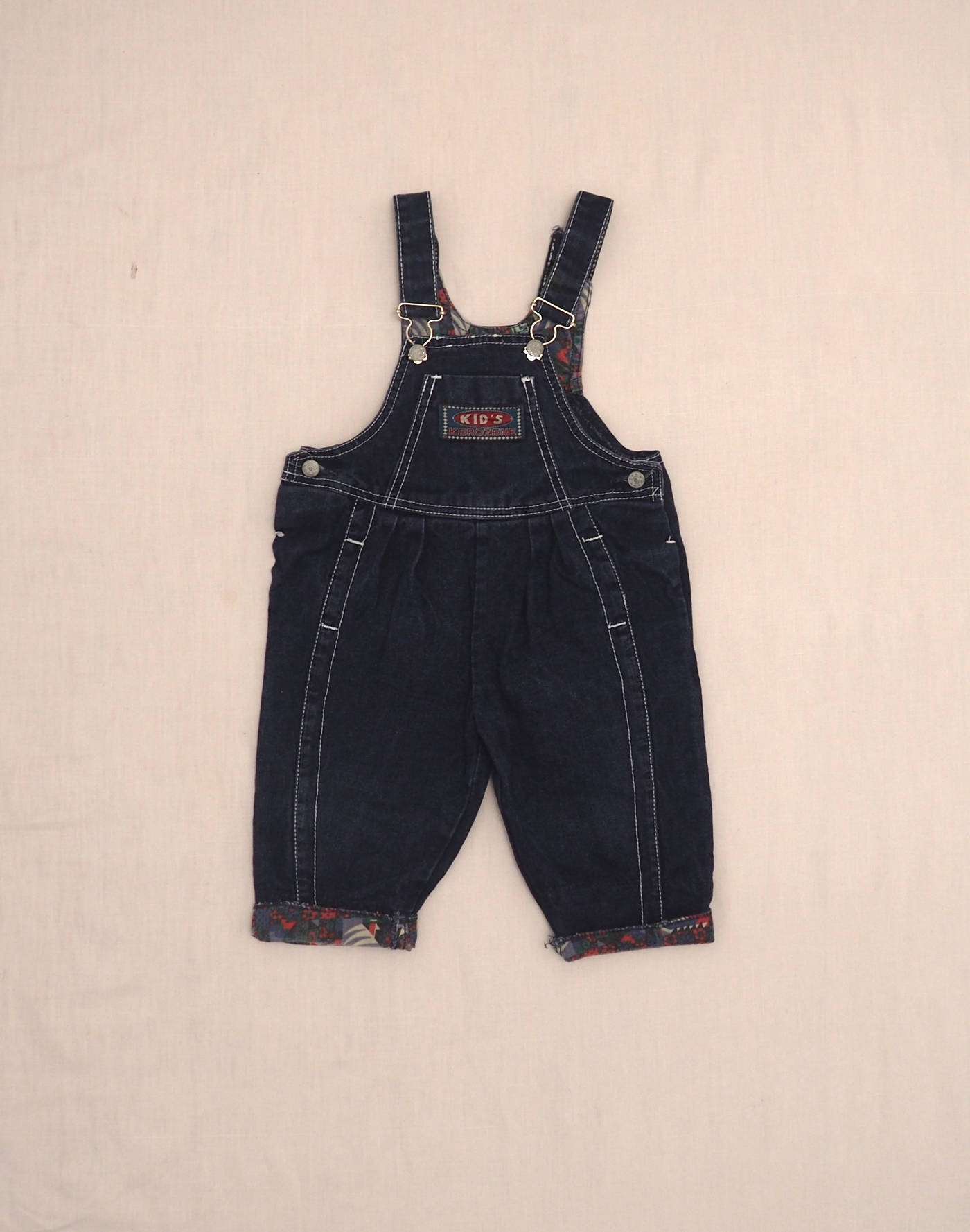 Indigo overalls