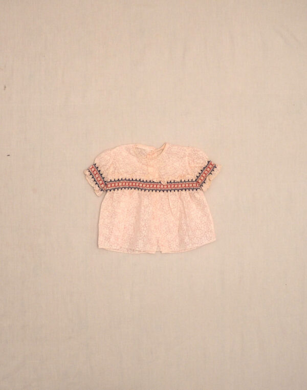 Pink embroidered blouse