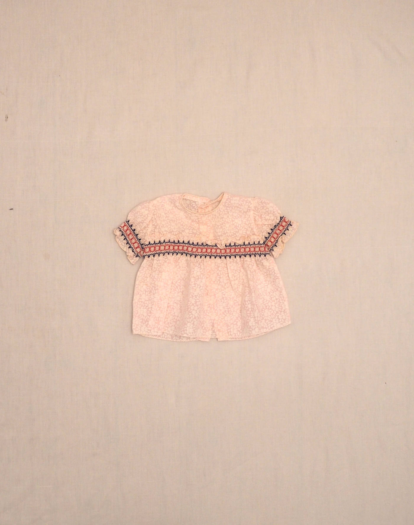 Pink embroidered blouse