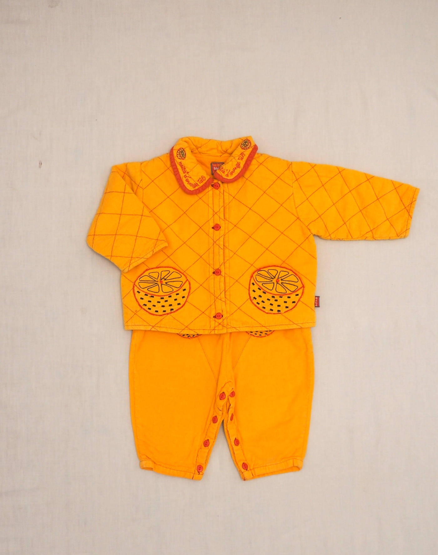Citrus overalls & jacket set
