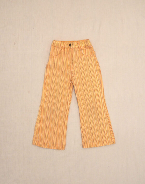 Striped flared pants