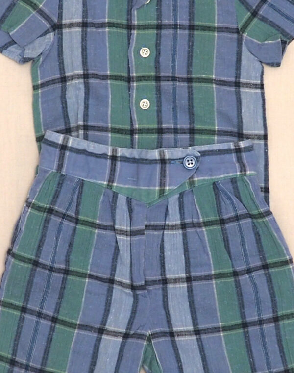 Blouse & shorts set 1970